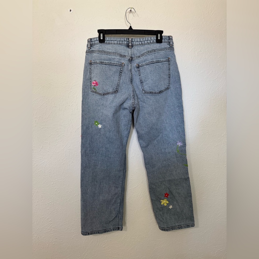 Kate Spade Floral Embroidered Jeans Size 30 - Picture 6 of 7
